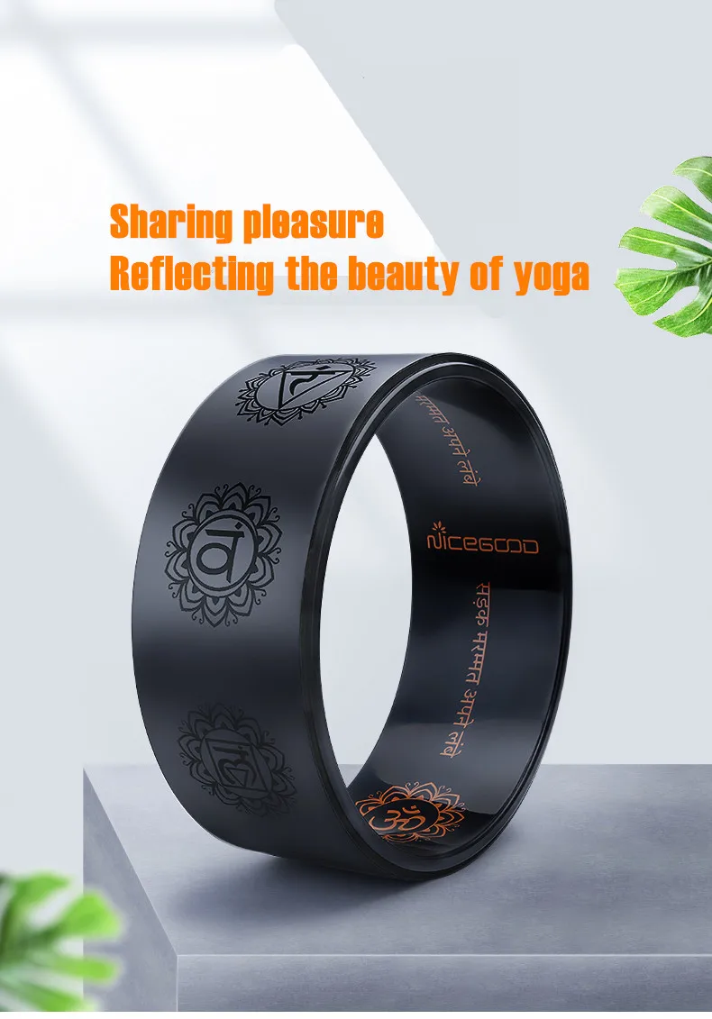 Ouro blalck yoga roda plutônio yoga círculo