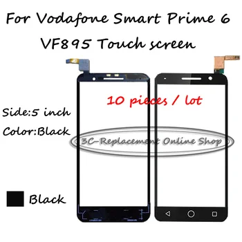 

10PCS High Qualit Black Touch Screen Digitizer For Vodafone Smart Prime 6 VF-895N VF895 VF895N VF-895 Touch screen Free shipping