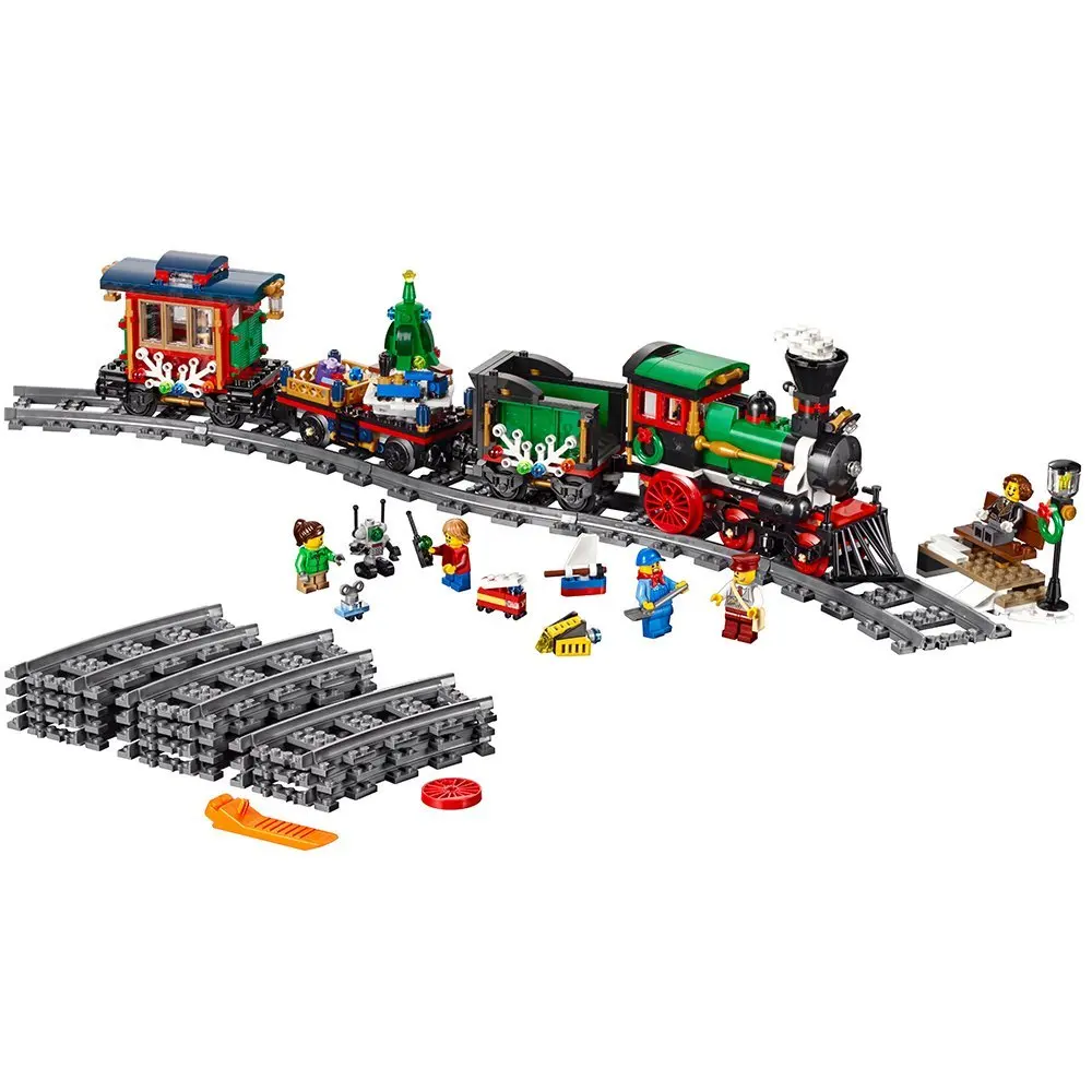 

Lepin 36001 770Pcs Creative Series The 10254 Christmas Winter Holiday Train Set Building Blocks Bricks Kid Toys Christmas Gift