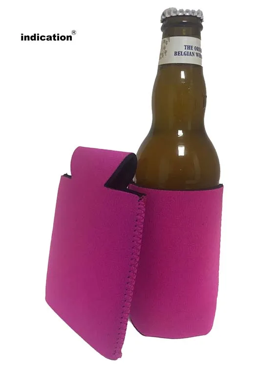 200pcs Custom Design Can Cooler Thermal Stubby Holder For Picnic Food