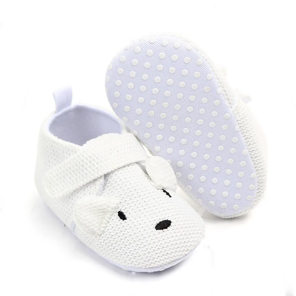 Baby Boys Girls Animal Crib Shoes Infant Cartoon Soft Sole Non-slip Cute Warm Animal Shoes