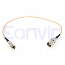 Eonvic BNC женщиной 1,0/2,3 DIN мужской прямо RG179 75ohm SDI косичку кабель для Blackmagic 30 см