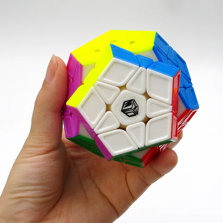 Newest Qiyi X Man Galaxy Megaminx Sculpture Convex Concave Plane Cubo Magico Speed Cube Twist puzzle