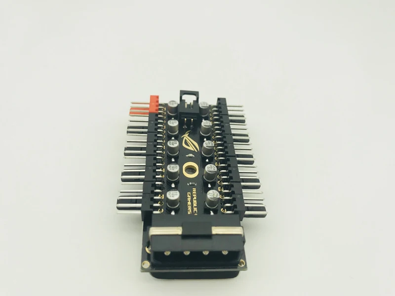 Newest PC 1 to 10 4Pin Molex Cooler Cooling Fan Hub Splitter Cable PWM 12V Led Power Supply Adapter For BTC Bitcoin Miner Mining