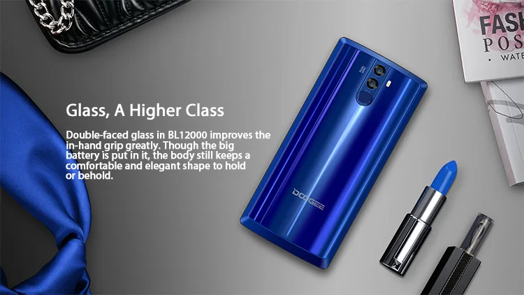 DOOGEE BL12000 4GB RAM 32GB ROM MTK6750T 1.5GHz Octa Core 6.0 Inch Screen 12000mAh Battery Quad Camera Android 7.0 4G LTE Smartphone
