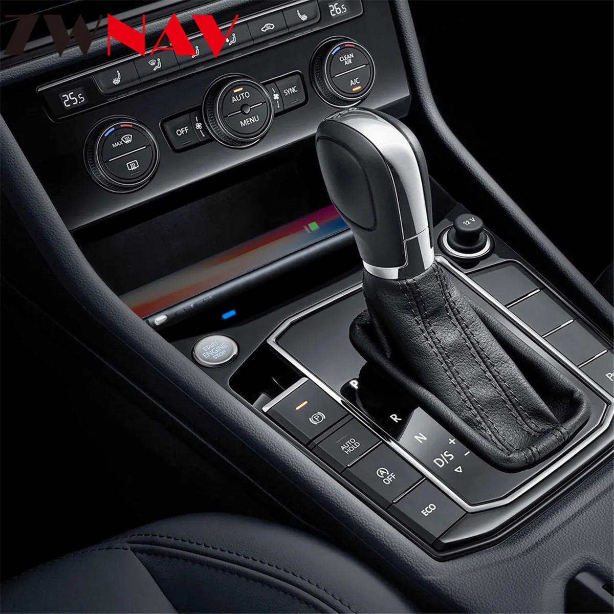 

QI car wireless charger For Volkswagen Lavida Intelligent Infrared Fast Wireless Charging Car Phone Holder for iphone/Samsung