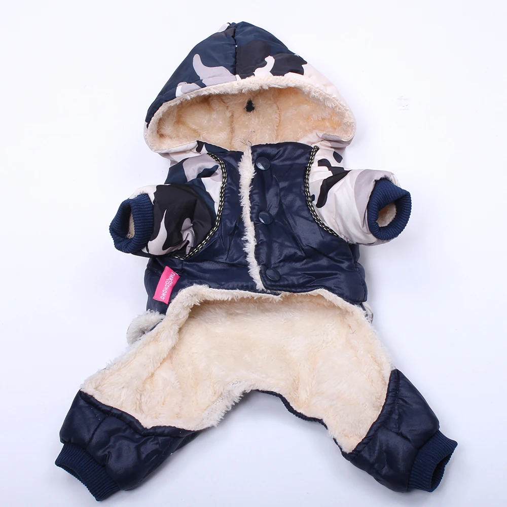 Новая мода камуфляж собака кошка пальто куртка Спортивный костюм для щенка питомца с капюшоном зимняя теплая одежда Apperal