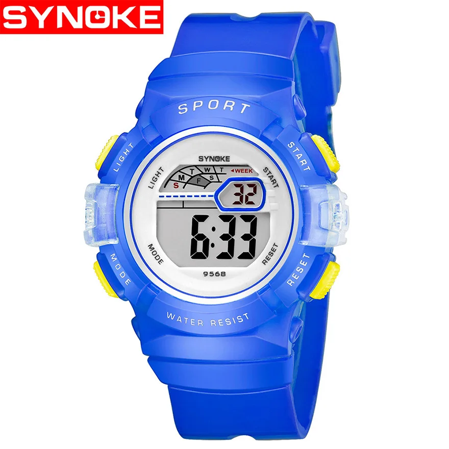 

SYNOKE Children Student Sport Watch Kids Boys Girls Watches Child Clock LED Digital Wristwatch Electronic Wrist Watch Fashion