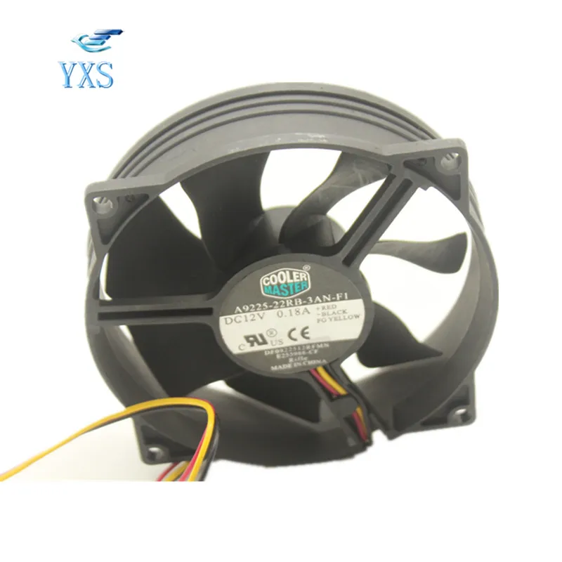 

A9225-22RB-3AN-F1 DC 12V 0.18A 3 Wires CPV Round Cooling Fan