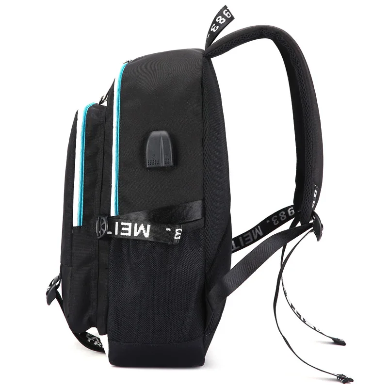 Школьная сумка для игр CS рюкзак csgo с usb зарядным портом и замком и разъемом для наушников для работы студентов колледжа для мужчин и женщин