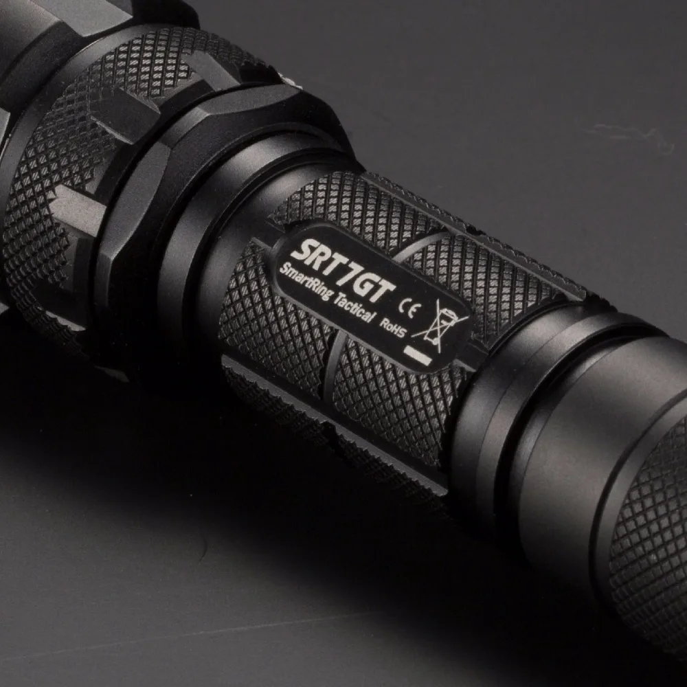 Тактический фонарь NITECORE SRT7GT CREE XP L HI V3 max 1000 люмен 450 м смарт кольцо переключатель RGB