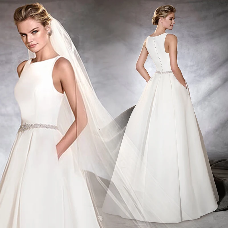 Zipper Wedding Dress 9