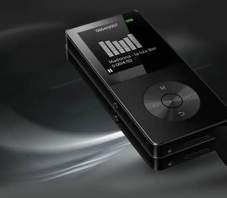 Модные, из сплава металлов HIFI MP 3 плеер 8 Гб FM радио TF карта видео мини Спорт Walkman с динамиком для телефонов MP4 музыкальный плеер