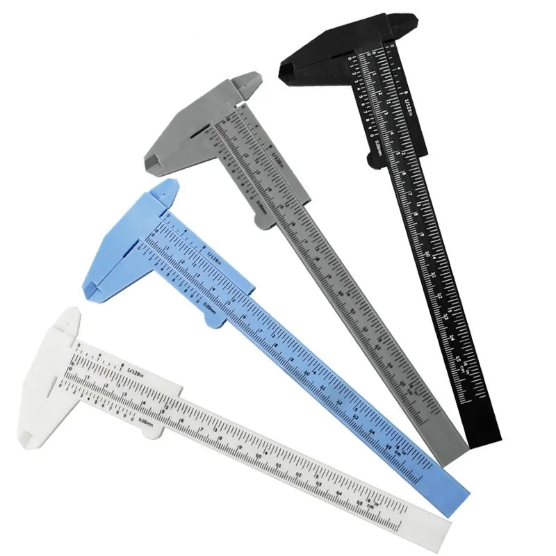 

4pcs 150mm Mini Double Scale Vernier Caliper Sliding Ruler Caliper Gauge Thickness Micrometer Jewelry Measuring Instrument Tool