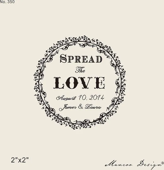 Personnalisé Mariage Faveur Graines Paquet-Spread the Love 