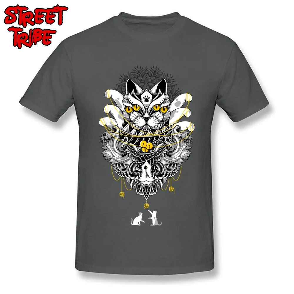  Mens T-shirts Cat Ritual Summer Tees All Cotton O-Neck Short Sleeve Design Tops Shirt Summer Free Shipping Cat Ritual carbon