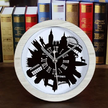 

3D stereoscopic digital table clock alarm clock vintage watches reloj klok home decor electronic desk clock automobile clocks