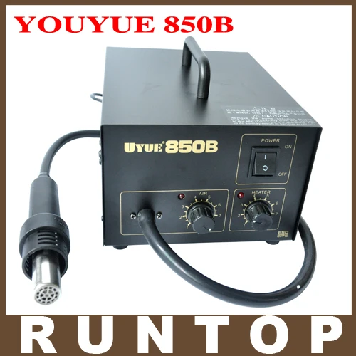 

HOT UYUE 850B 110V/220V Bulit-in Pump SMD SMT IC PCBA Rework Soldering Station Hot Air Gun Desoldering Tool