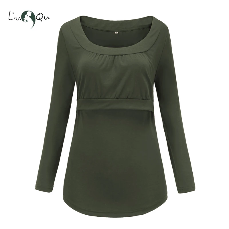 

Nursing Top Maternity Clothes Breastfeeding Mummy Top Long Sleeve Womens Clothing Plus Size Jersey Top Pregnancy Women Tops