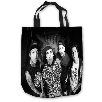 

Custom Canvas sleeping-with-sirens ToteBags Hand Bags Shopping Bag Casual Beach HandBags Foldable 180713-1-50