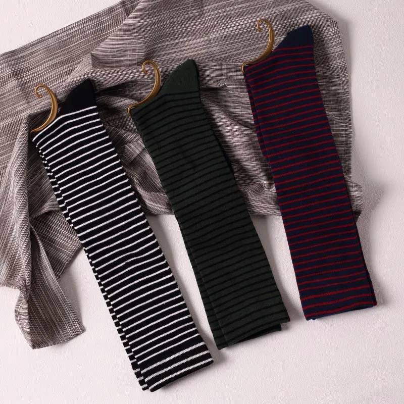 [COSPLACOOL] Модные гольфы в студенческом стиле, в полоску, три цвета, женские теплые носки, Harajuku Meias, креативные японские Calcetines Mujer