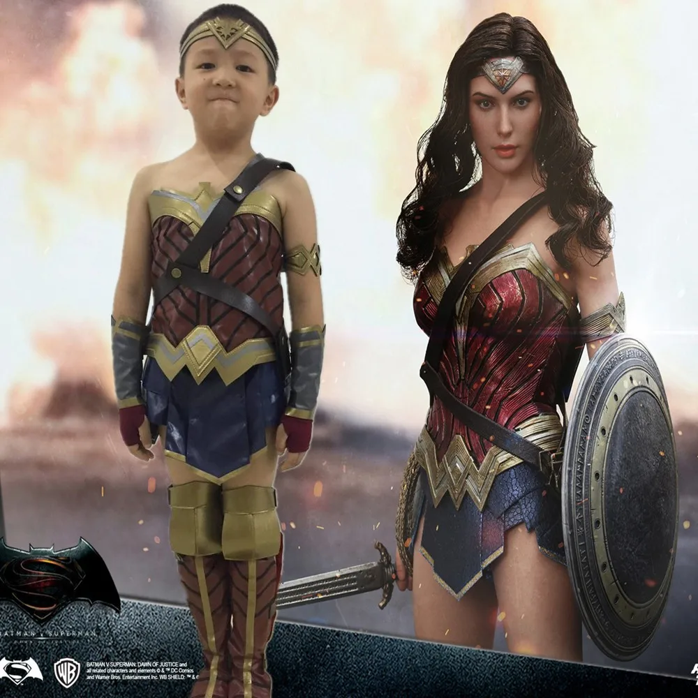 Kids Wonder Woman Costume Dawn Of Justice With Headband Hollywood
