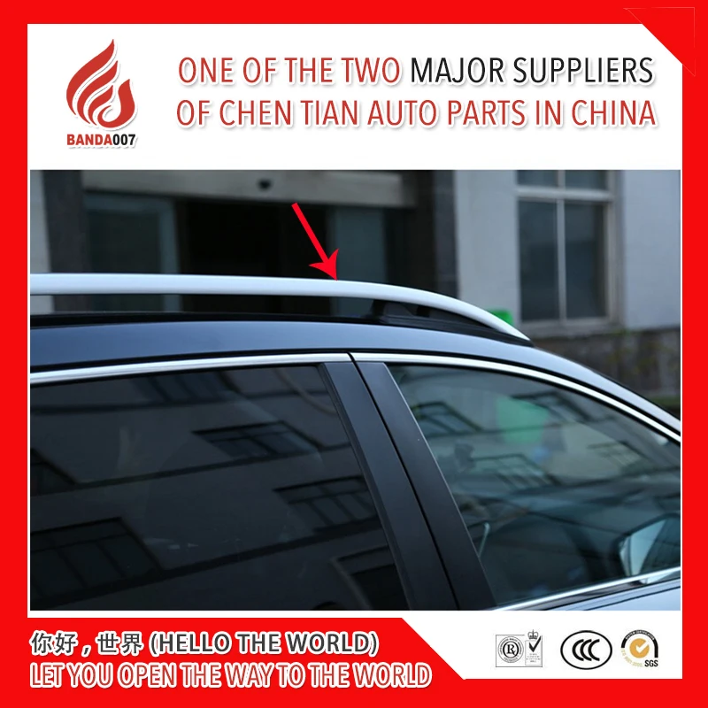 

High quality screw install Aluminium alloy side rail roof rack for CR-V CRV 2017 2018