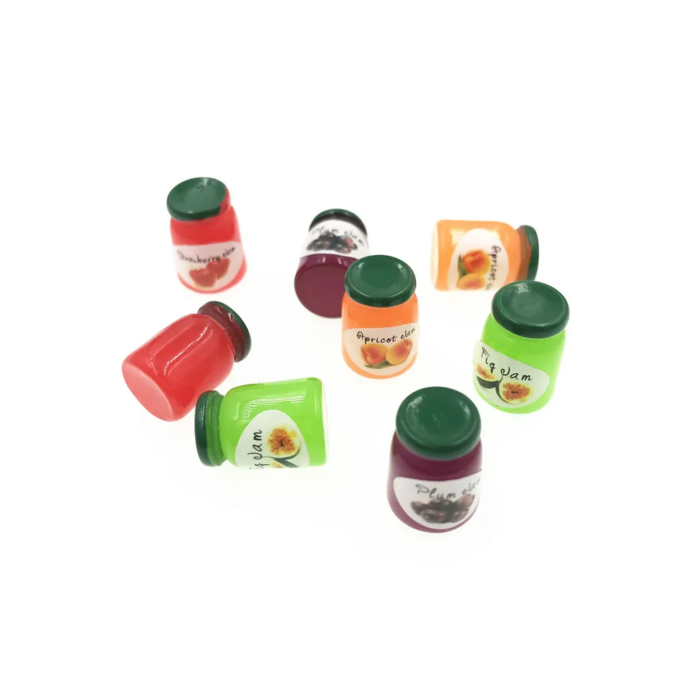 

10Pcs Mixed Flat Back Resin Cabochon Fairy Garden Miniature 3D Bottle DIY Flatback Embellishments Accessories Scrapbooking Craft