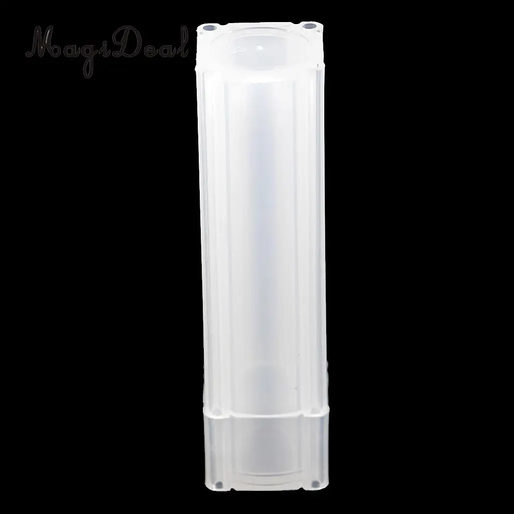 Plastic Coins Collections Tube Capsule Box Holder Case Storage 19mm Coin Box Accessories
