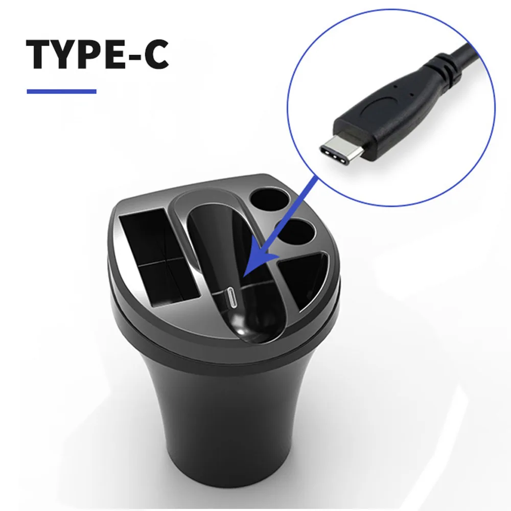 Fashion Type-c Design Car Charger for IQOS 3.0 DUO 3Duo 3.0 Charger Fast Charging for IQOS Multi 3.0 Stand Charge Dock Drone Bags