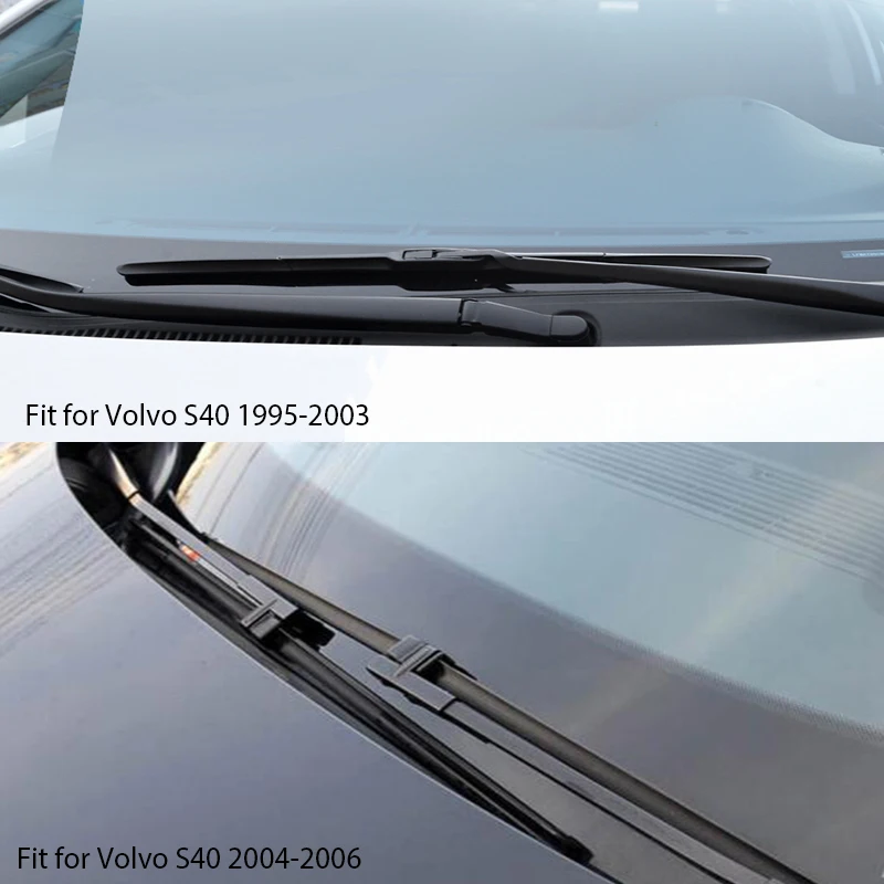 2 шт. резиновые щетки стеклоочистителя для Volvo S40 2013 2012 2011 2009 1995|Стеклоочистители| |