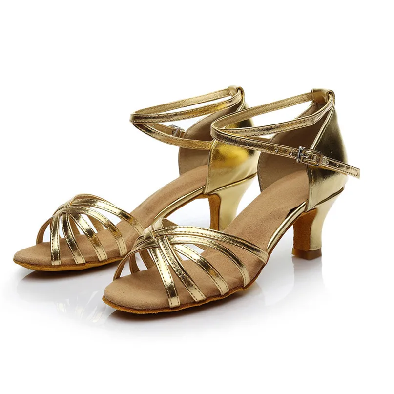 Dance Shoes Women Latin Prom party shoes Color Fashion Rumba Waltz Prom Ballroom Latin Salsa Dance Shoes Sandals #2P09 (47)