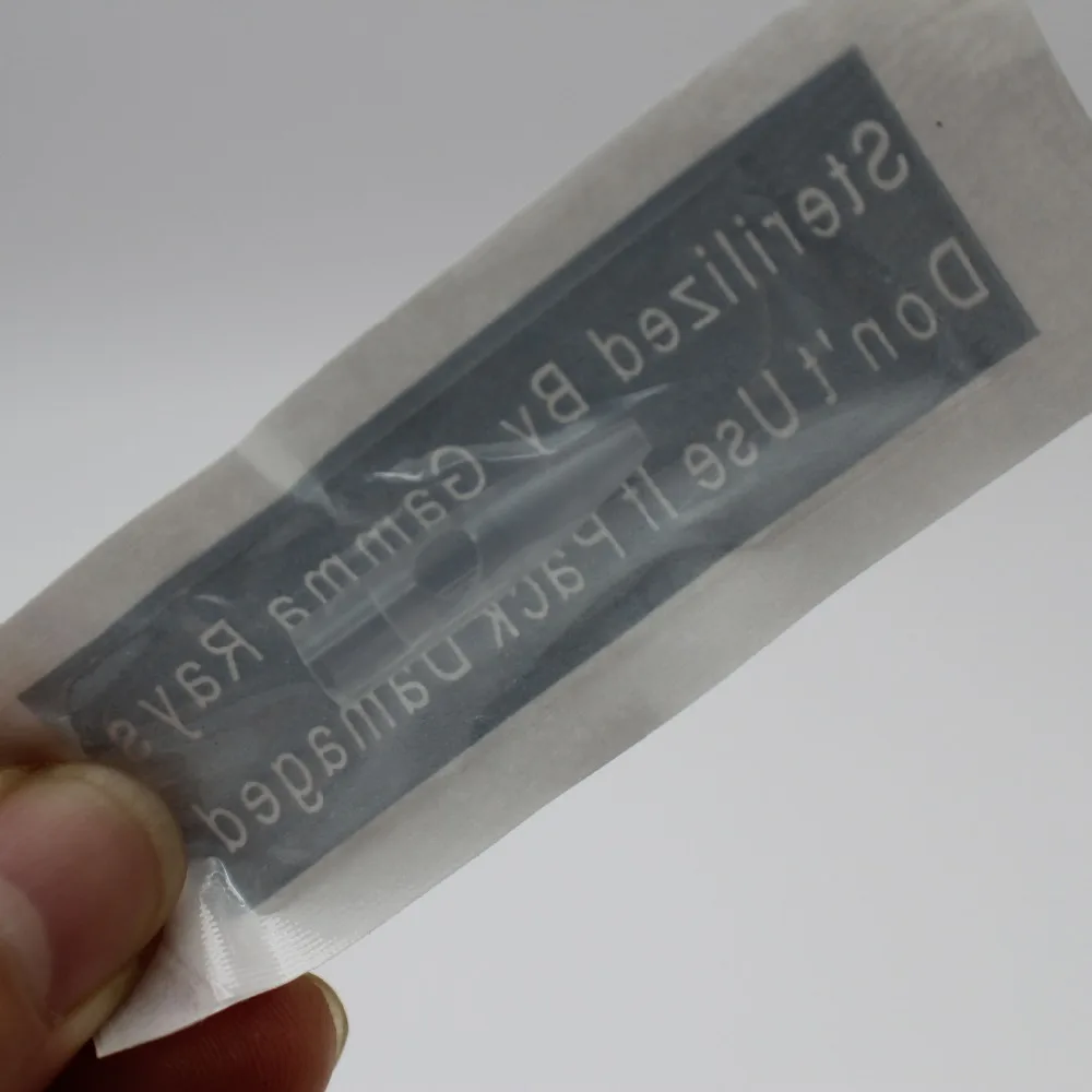 50 шт 5 & 7RL тату наконечник индивидуально Перманентный макияж иглы колпачки для