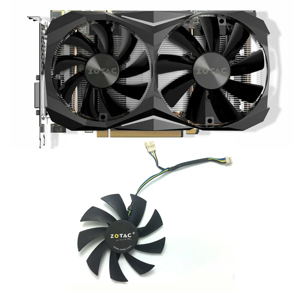 87 мм GA92S2H 4pin PC Вентилятор охлаждения графической карты для ZOTAC GTX 1060 1070 Ti MINI HA 1080 Ti мини двойной кулер вентилятор GAA8S2H GAA8S2U