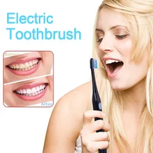 KBAYBO, электрическая зубная щетка, водонепроницаемая, для отбеливания зубов, зубная щетка, электрическая щетка, не перезаряжаемая, уход за зубами