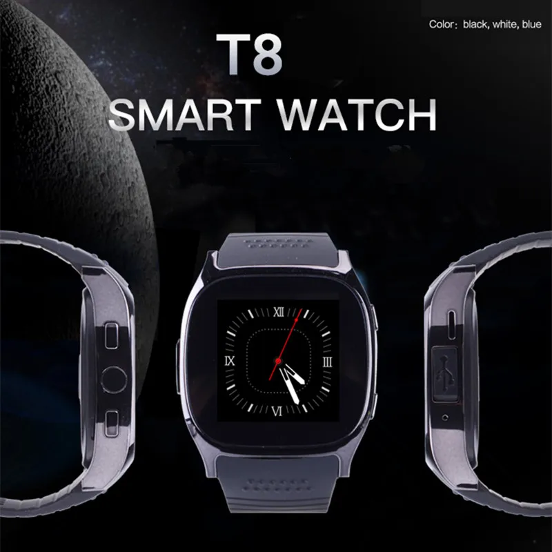 FREZEN T8 Bluetooth Смарт часы с поддержкой 2G SIM TF карты LBS камерой 0.3MP умные спортивные