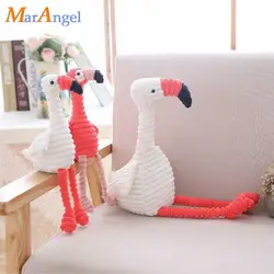 1 шт. Kawaii моделирование Фламинго плюшевые игрушки мягкие милые дикая птица мягкая игрушка Коллекция для подарок на день рождения украшения