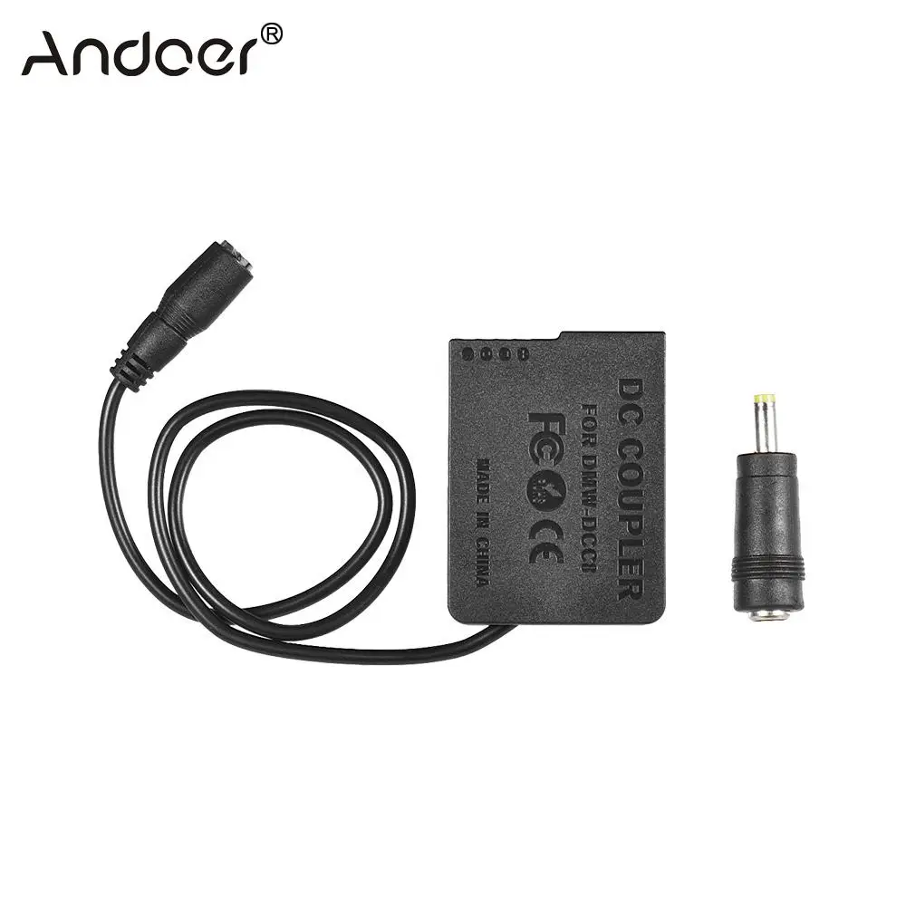 Andoer Переходник USB Мощность адаптер для камеры Зарядное устройство Комплект для DMC-FZ200 DMC-FZ1000 DMC-GH2 DMC-G5 DMC-G6 Lumix GX8 G85