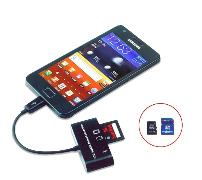 3in1 OTG хаб USB SD Card Reader Combo для samsung Galaxy S7 S6 край S5 S3 S3 Примечание 5 4 3 2 и Другое micro usb OTG телефон