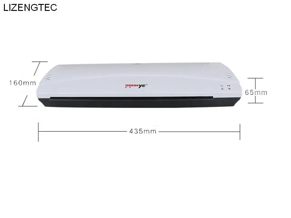 LIZENGTEC профессиональные офисные горячей и холодной рулонный ламинатор для A3/A4 Бумага документ фото