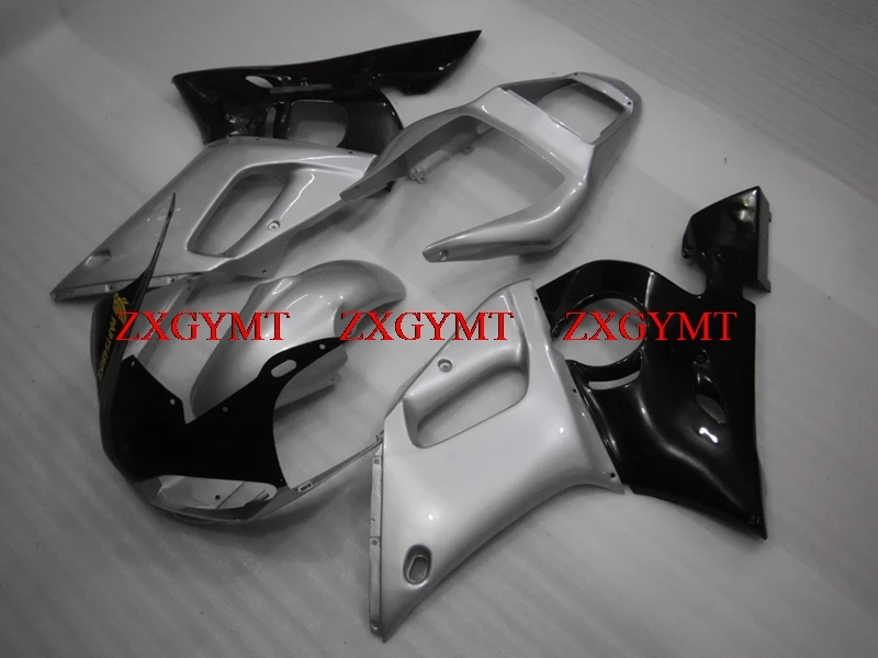 

Motorcycle Fairing for YZF R6 1998 - 2002 Abs Fairing YZF600 R6 1998 Silvery Black Body Kits YZF600 R6 98 99