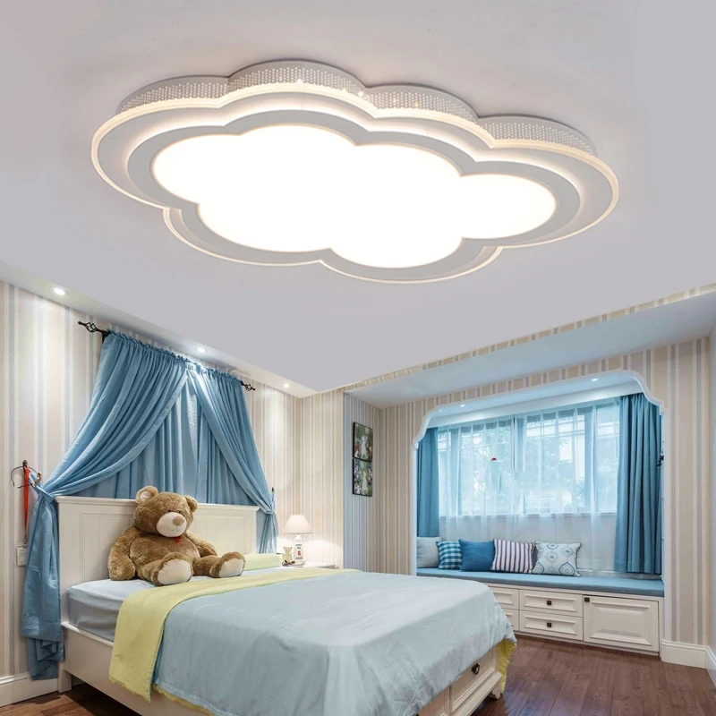 

Children Lamp Led Ceiling Light Girls Boys Creative Lighting Bedroom Lamp Ceiling Lamps LED Minimalist Acrylic Cartoon Clouds