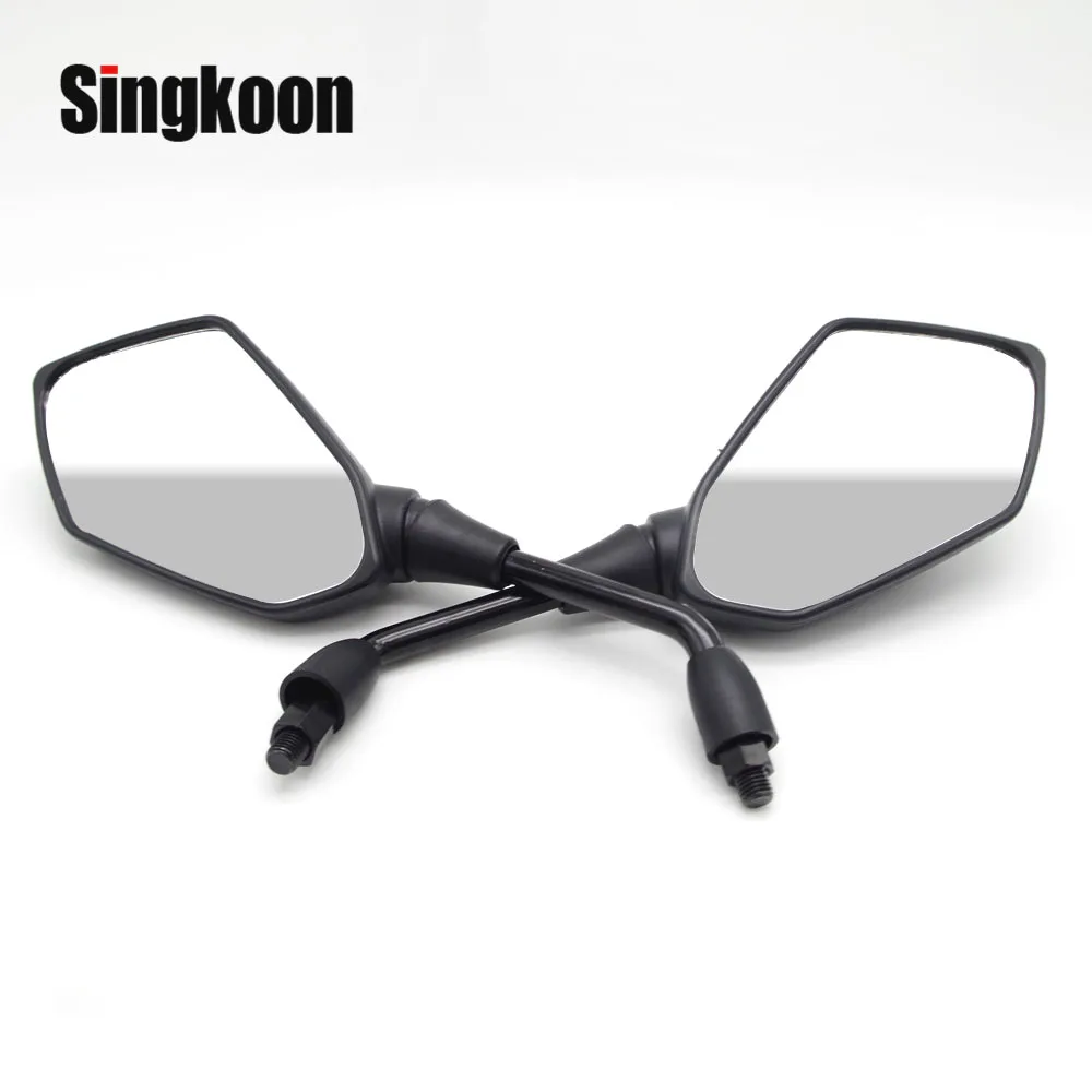 

FOR HONDA CB 400 CB 500 CB600 599 919 Hornet 250 Universal 10mm Motorcycle Rearview Mirrors Black Scooter side retroviseur moto