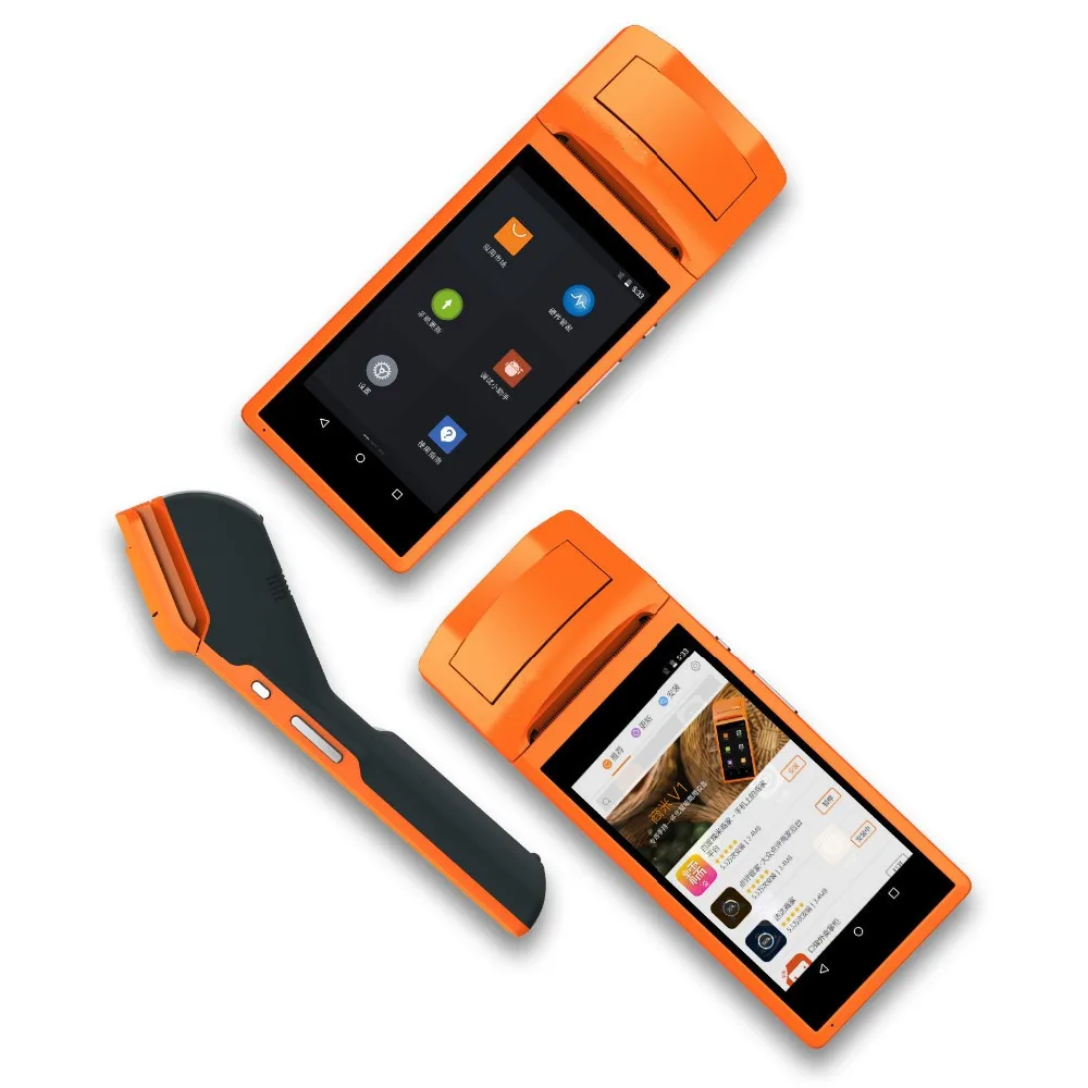 SM V1S 5 дюймов сенсорный экран ручной 3g Andoid Мини Pos машина с Bluetooth Wifi термальный