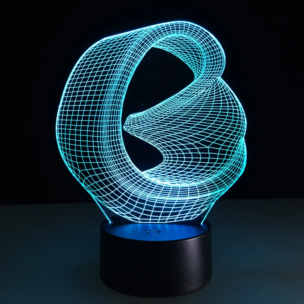 Creative 3D Abstract  Illusion Lamp 5