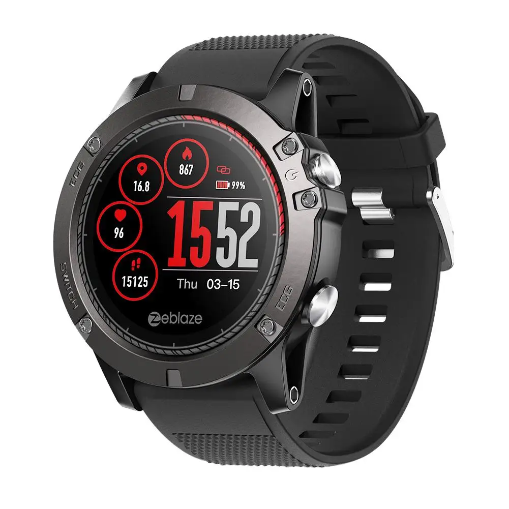 

Zeblaze Vibe 3 ECG Smart Bracelet Fitness Tracker Color Screen IP67 Waterproof Heart Rate Blood Pressure Monitor Smart Watch