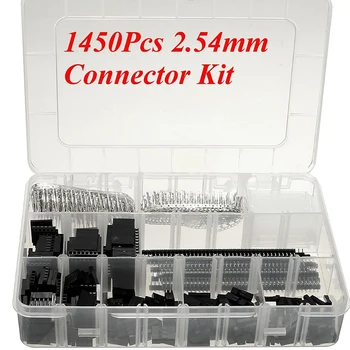 

1450 Pcs Connector Kit 2.54 mm PCB Pin Headers Box Packaging For Arduino Dupont Electric Electronics Stocks