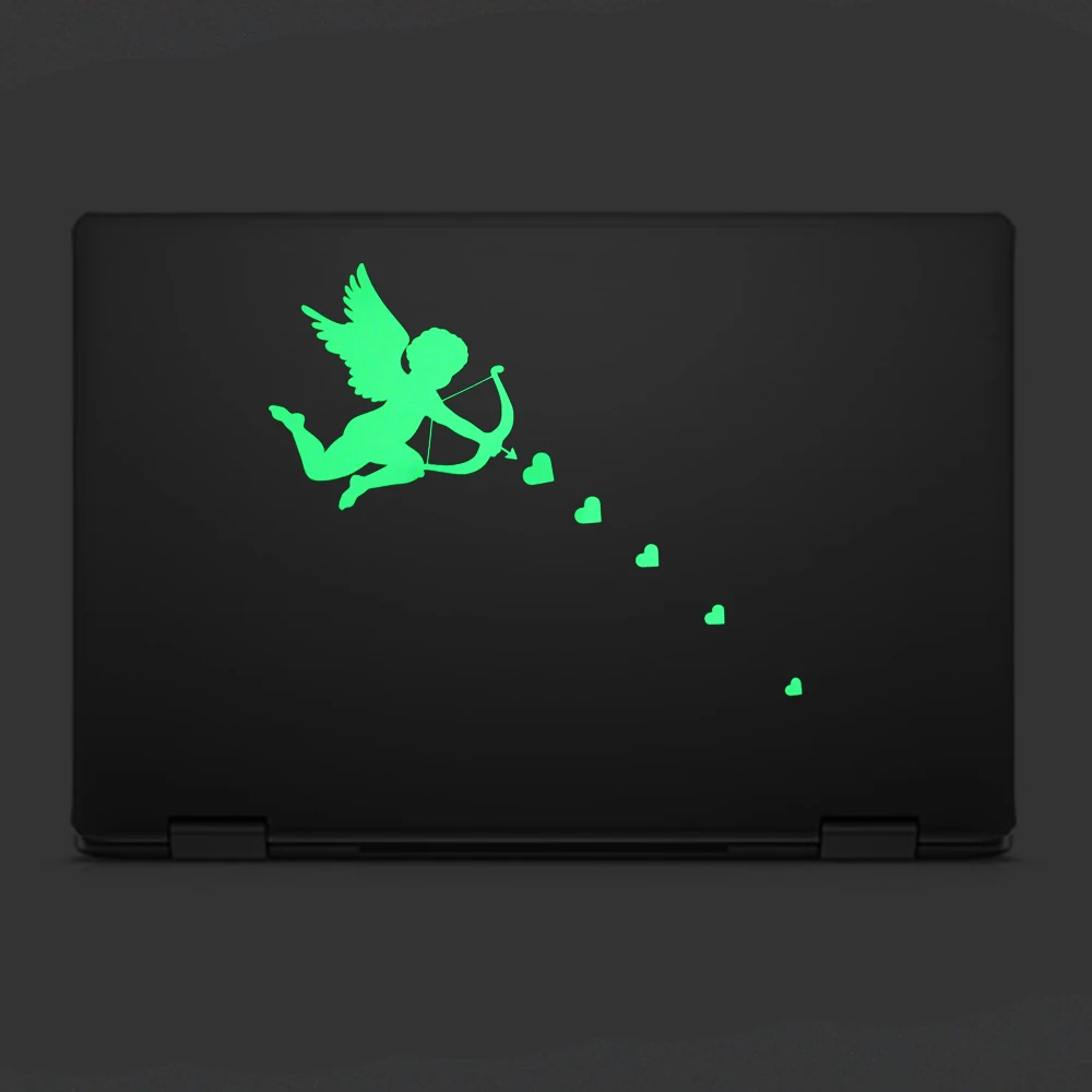Cartoon-Cupid-Shooting-Heart-Arrows-Luminous-Sticker-Bedroom-Door-Furniture-Wardrobe-Laptop-DIY-Home-Decor-Glowing(5)