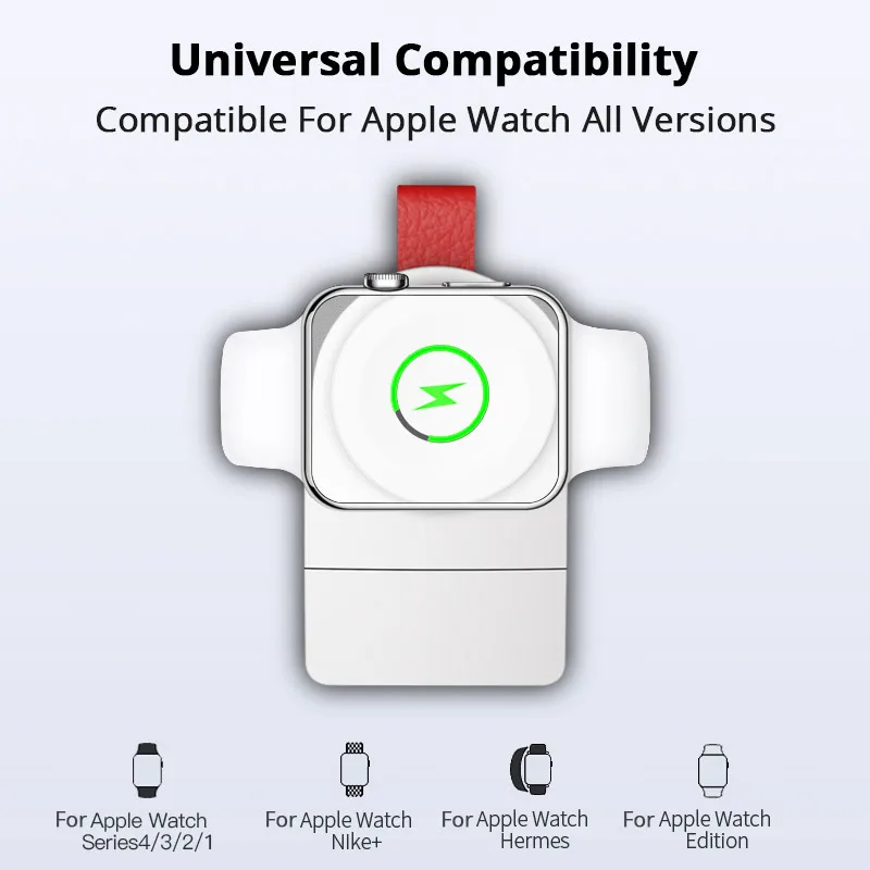 Переносное Беспроводное зарядное устройство для Apple Watch Series 4 3 2 1 USB быстрое зарядное устройство для Apple Watch 4 3 2 1 магнитное зарядное устройство