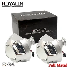 ROYALIN полностью металлические би ксеноновые фары H1 линзы проектора Внешние фары линзы Apollo 2,0 кожухи для BMW Z3 H4 H7 автомобильные фары